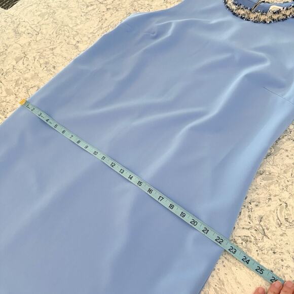 Sail To Sable Shift Dress Women’s XL Crepe Knee Length Sleeveless $198 New NWT - Picture 12 of 16